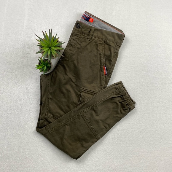 Superdry Other - Superdry Tapered Chino Cargo Pants/Joggers (Size 30x32, Olive Green)